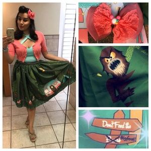 The Oblong Box skirt Happy Camper